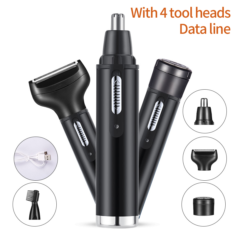 Nose Trimmer - Elektrischer Nasen-Ohr-Haarschneider für Männer, schmerzlos, wiederaufladbar,