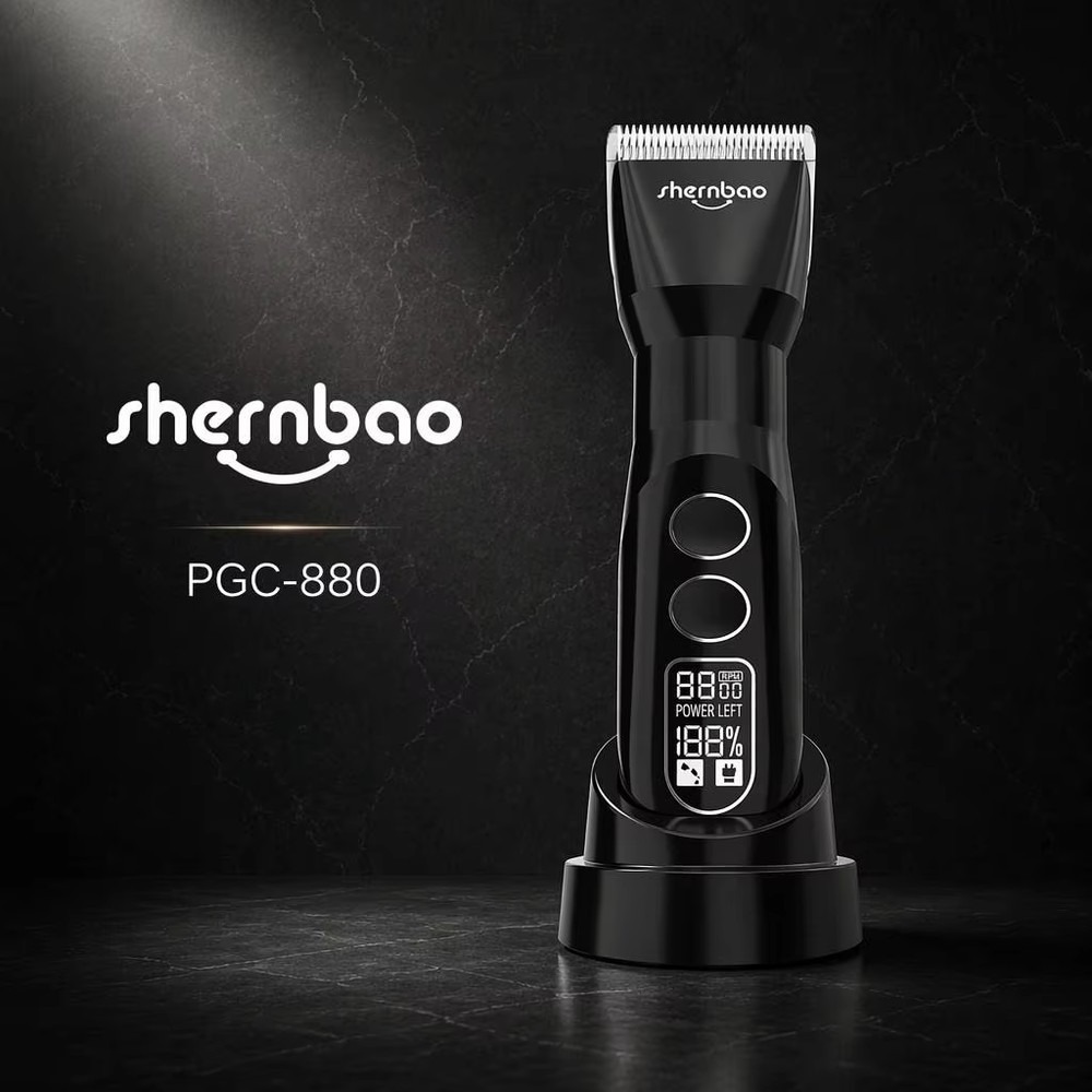 Hair Clipper - Shernbao PGC-880 D-Serie Kabelloser Wiederaufladbarer Geräuscharmer