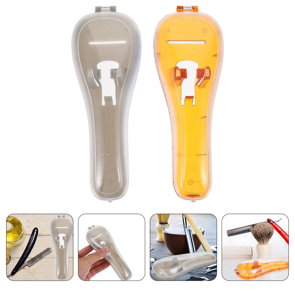 Electric Razor - 2 Stück Reiseetui für Sicherheitsrasierer, kompakter,