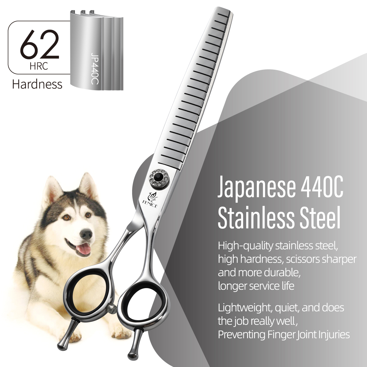 Fenice JP440C 7 Zoll Haustier  – Grooming Scissors Bewertung und Preis