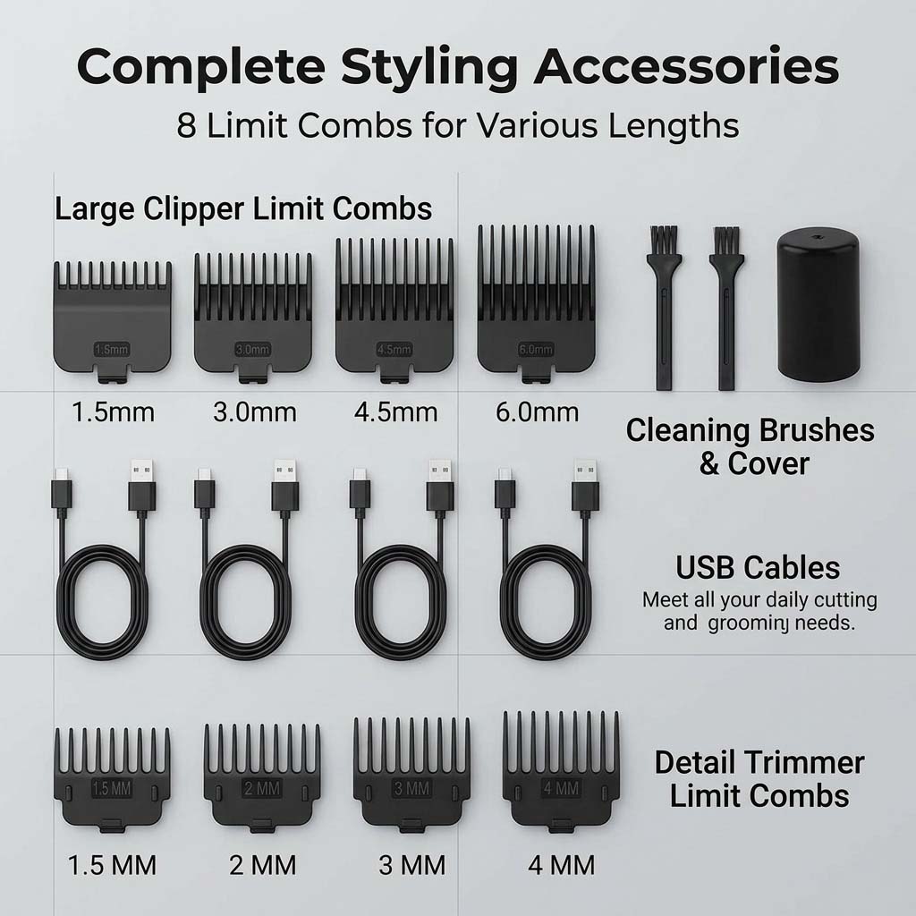 4-in-1-Haarschneideset für Her – Grooming Kit Bewertung und Preis