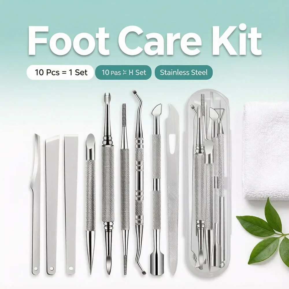 Fußpflege-Set, 10-teilig, aus  – Mens Grooming Travel Kit Bewertung und Preis