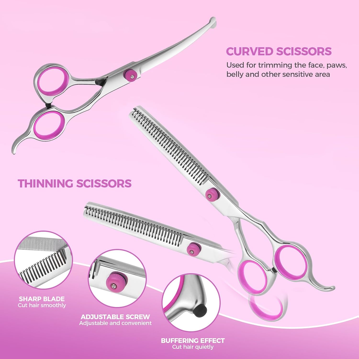 3-teiliges Hundepflegescheren- – Grooming Scissors Bewertung und Preis