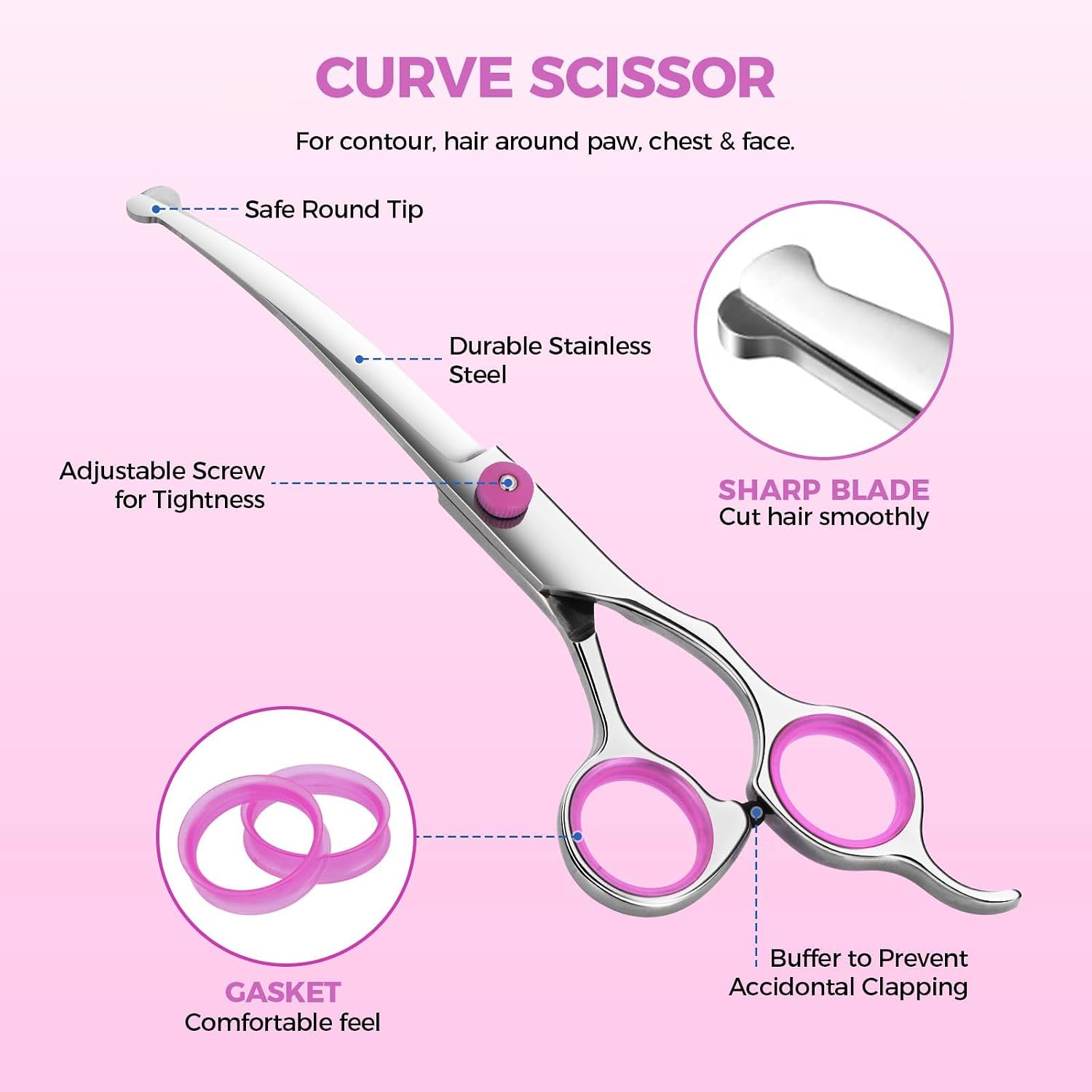 3-teiliges Hundepflegescheren- – Grooming Scissors Bewertung und Preis