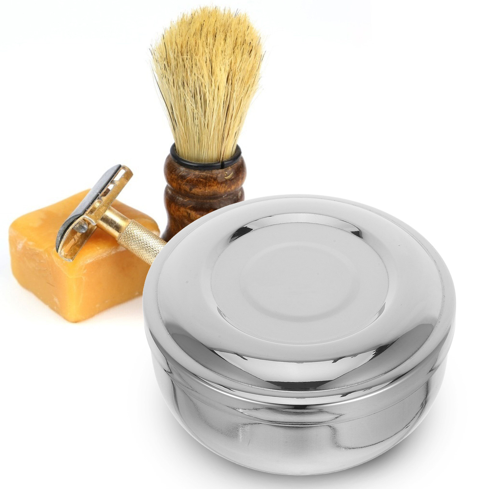 Metall-Rasierbecher mit Deckel – Mens Grooming Travel Kit Bewertung und Preis